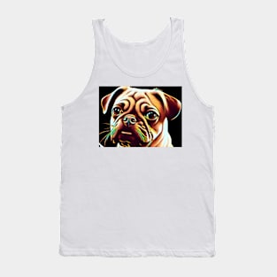 A happy pug dog Tank Top